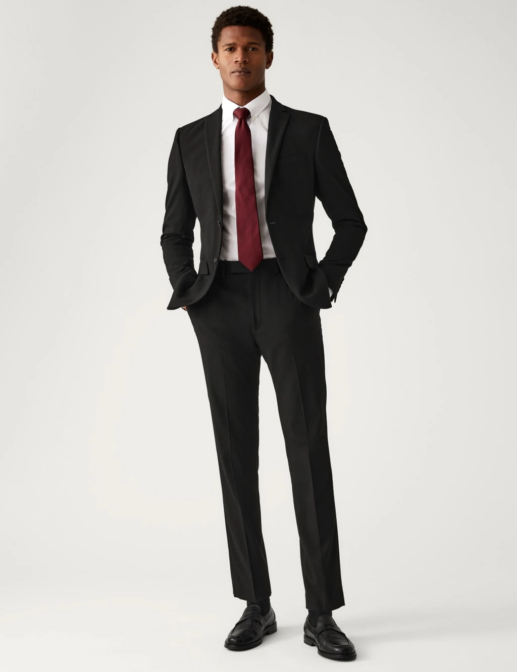 Skinny Fit Stretch Suit Trousers 1 Skinny Fit Stretch Suit Trousers