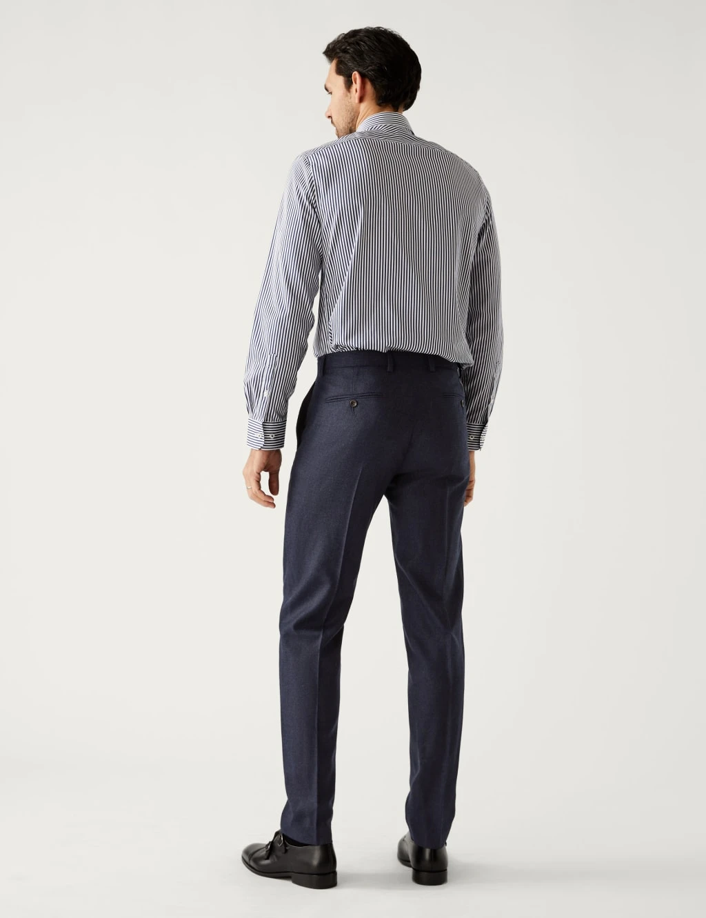 Tailored Fit Pure Wool Suit Trousers 5 Tailored Fit Pure Wool Suit Trousers - Image 5