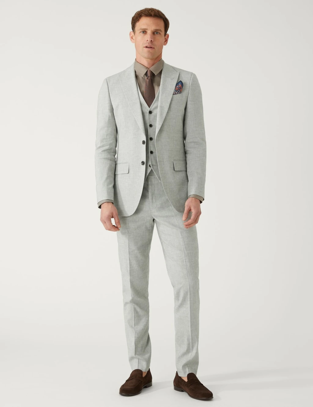 Slim Fit Italian Linen Miracle™ Suit Trousers 6 Slim Fit Italian Linen Miracle™ Suit Trousers - Image 6