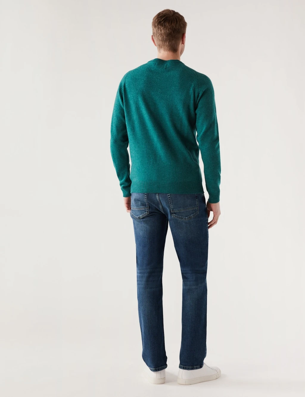 Straight Fit Vintage Wash Stretch Jeans 5 Straight Fit Vintage Wash Stretch Jeans - Image 5