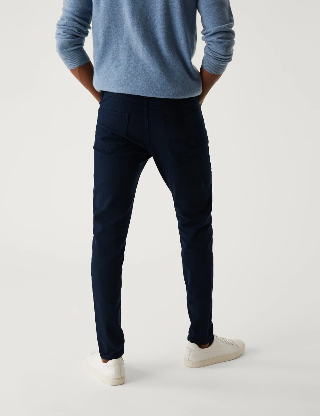 Skinny Fit Tea Dyed Stretch Jeans 4 Skinny Fit Tea Dyed Stretch Jeans - Image 4