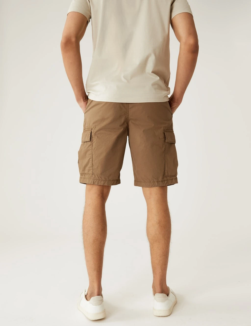 Pure Cotton Elasticated Waist Cargo Shorts 4 Pure Cotton Elasticated Waist Cargo Shorts - Image 4