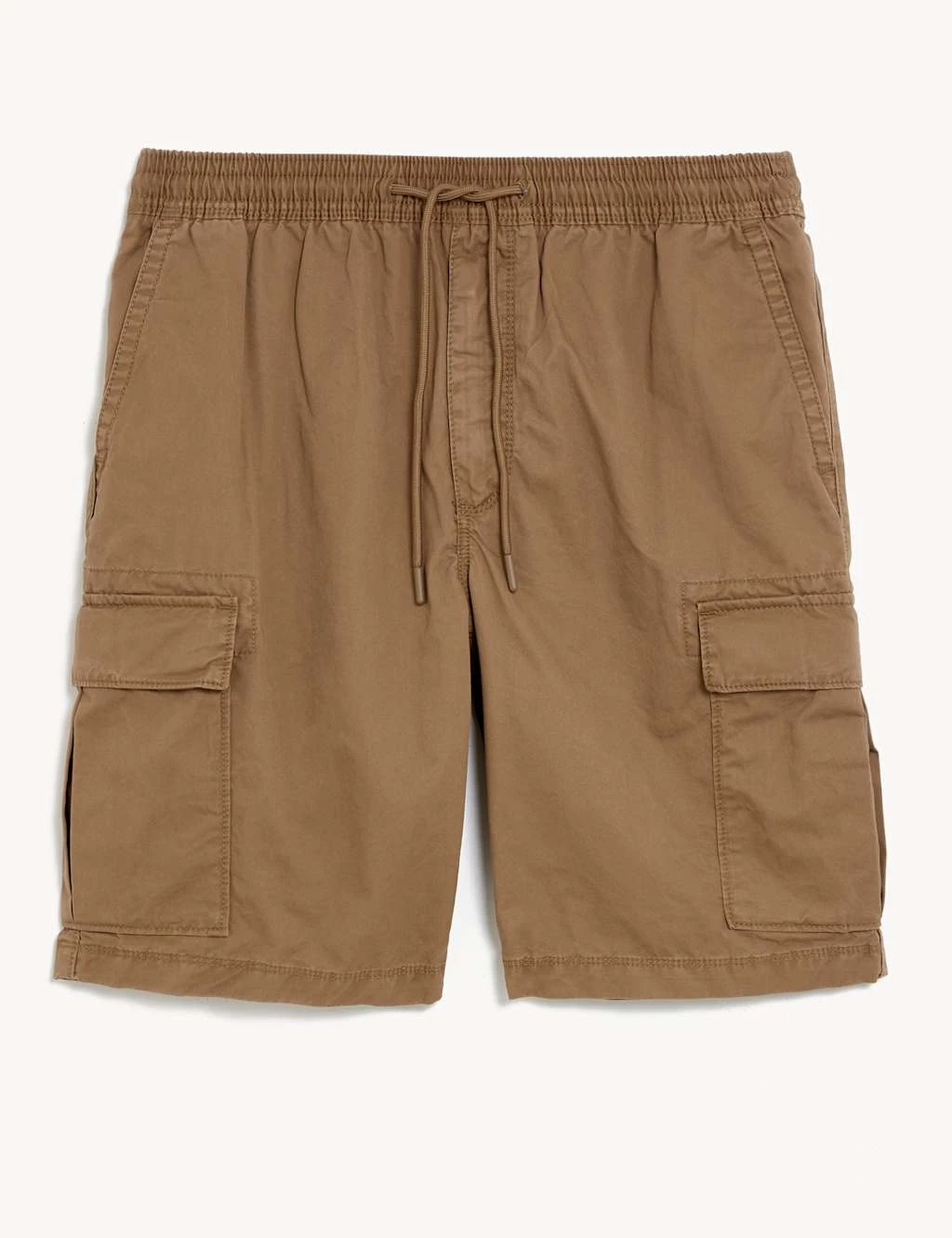 Pure Cotton Elasticated Waist Cargo Shorts 2 Pure Cotton Elasticated Waist Cargo Shorts - Image 2