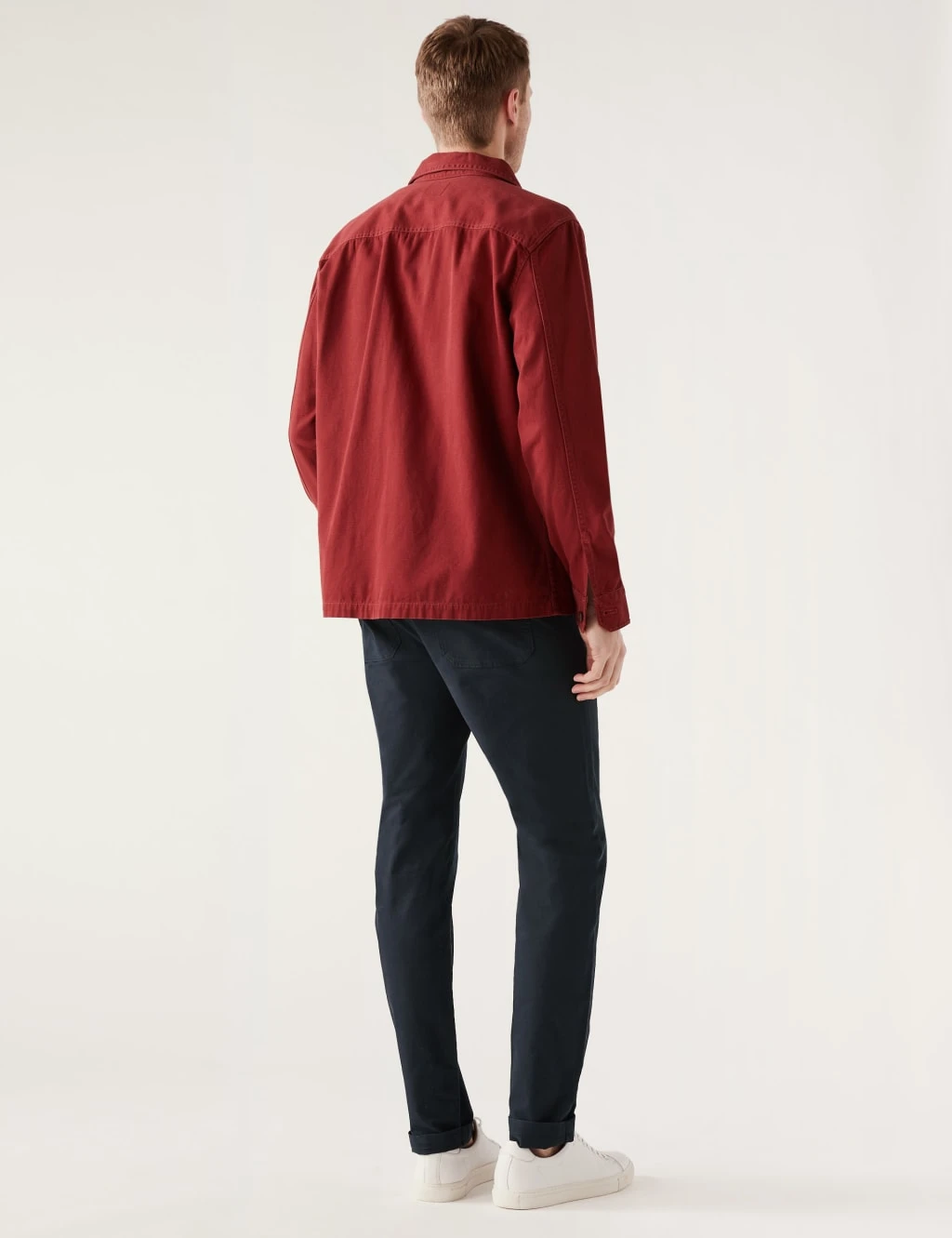 Tapered Fit Elasticated Waist Trousers 5 Tapered Fit Elasticated Waist Trousers - Image 5