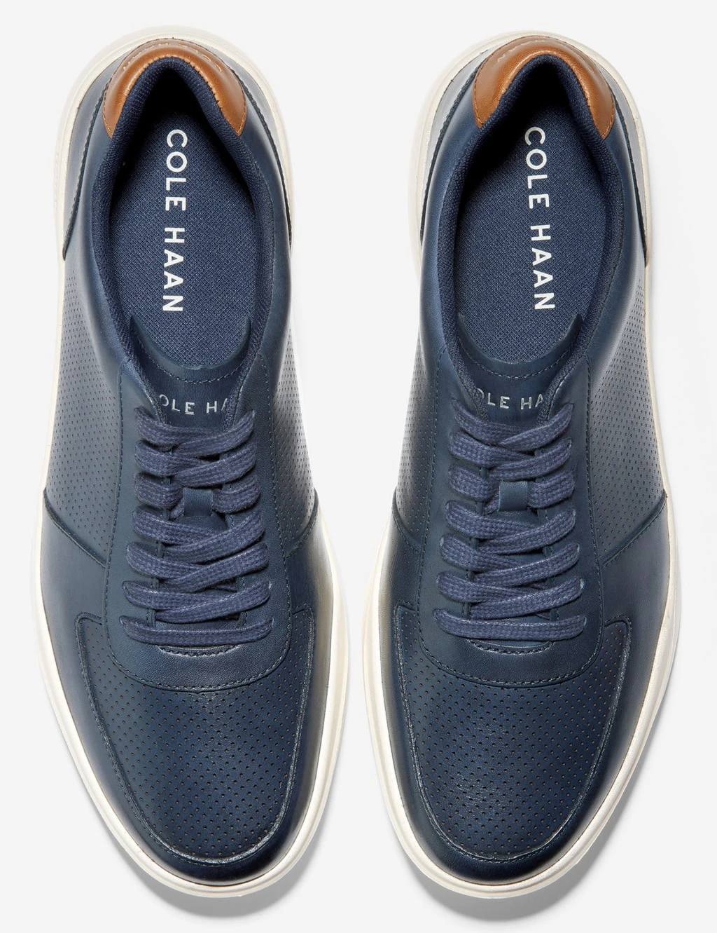 Cole Haan Grand Crosscourt Leather Lace Up Trainers 4 Cole Haan Grand Crosscourt Leather Lace Up Trainers - Image 4