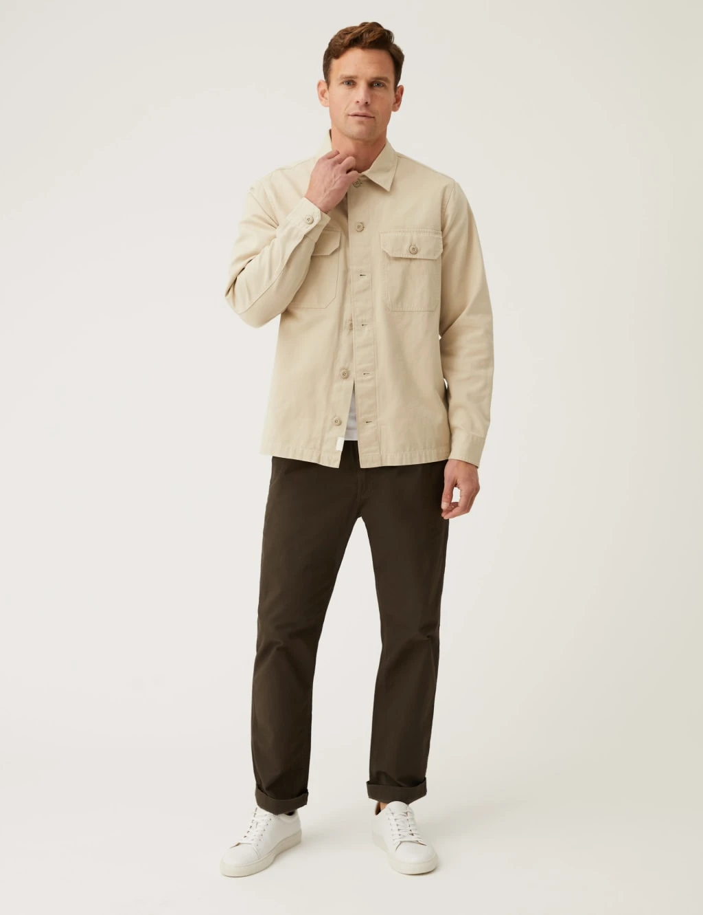 Pure Cotton Utility Overshirt 3 Pure Cotton Utility Overshirt - Image 3