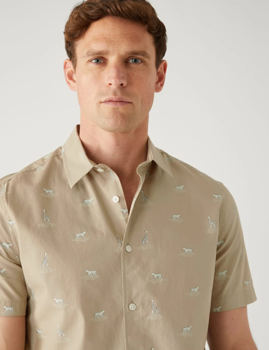 Pure Cotton Wildlife Print Shirt 1 Pure Cotton Wildlife Print Shirt