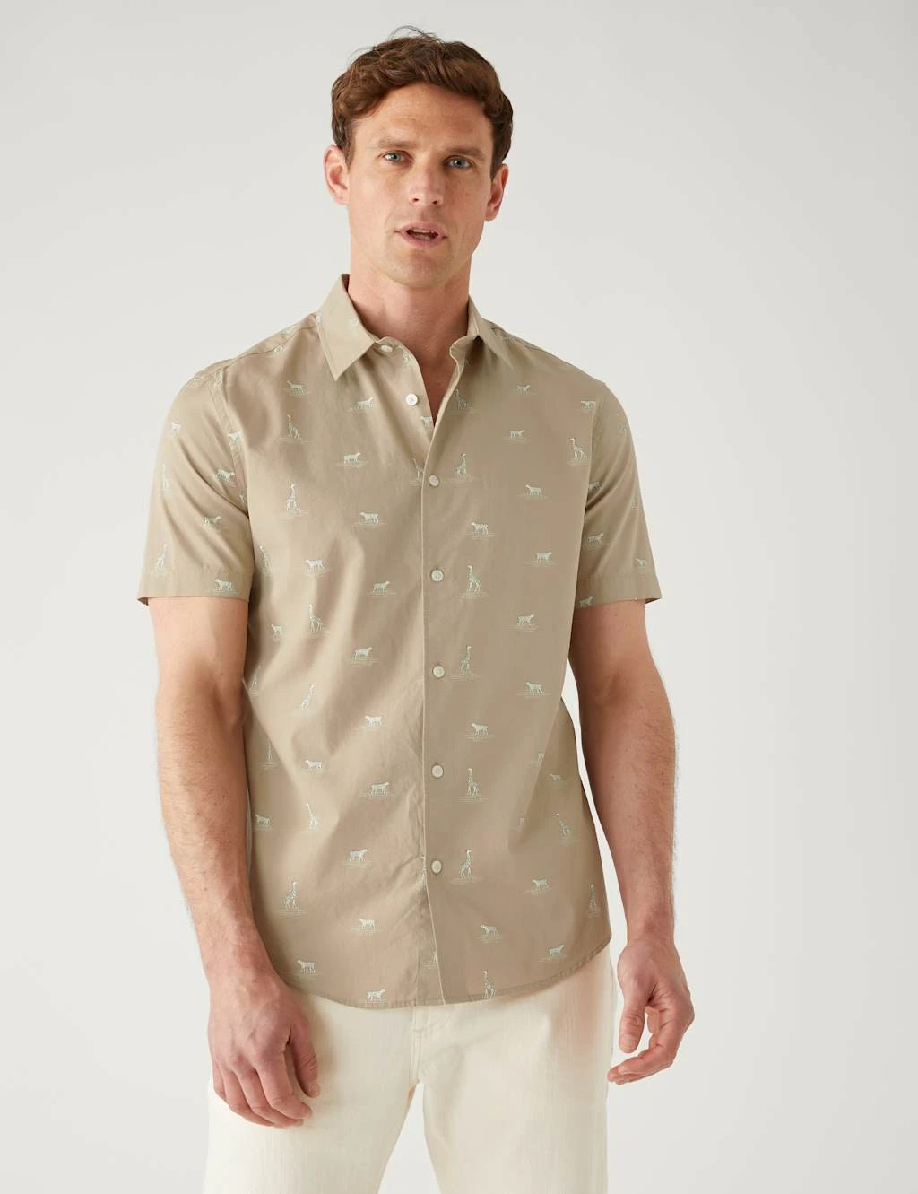 Pure Cotton Wildlife Print Shirt 3 Pure Cotton Wildlife Print Shirt - Image 3