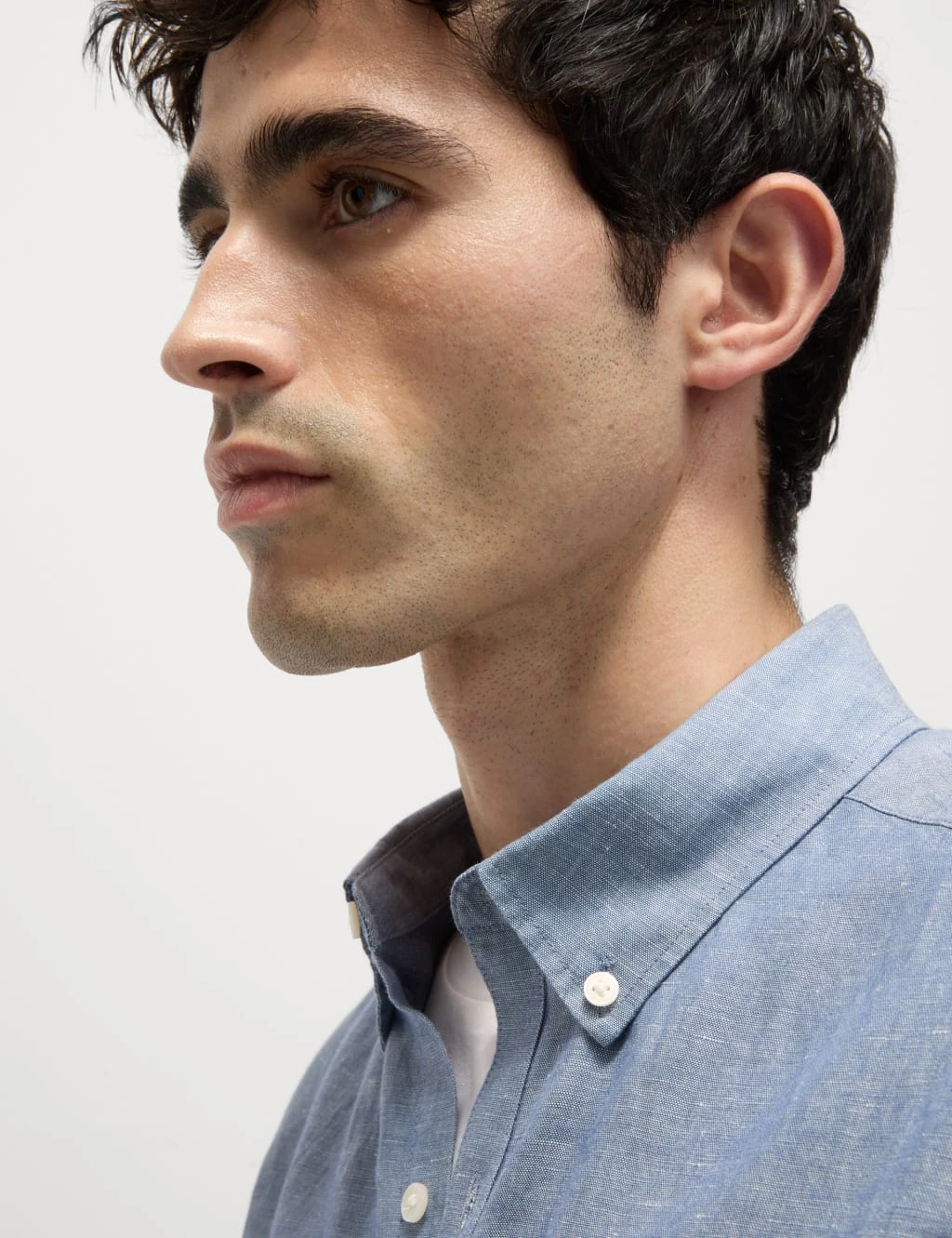 Easy Iron Linen Rich Shirt 3 Easy Iron Linen Rich Shirt - Image 3