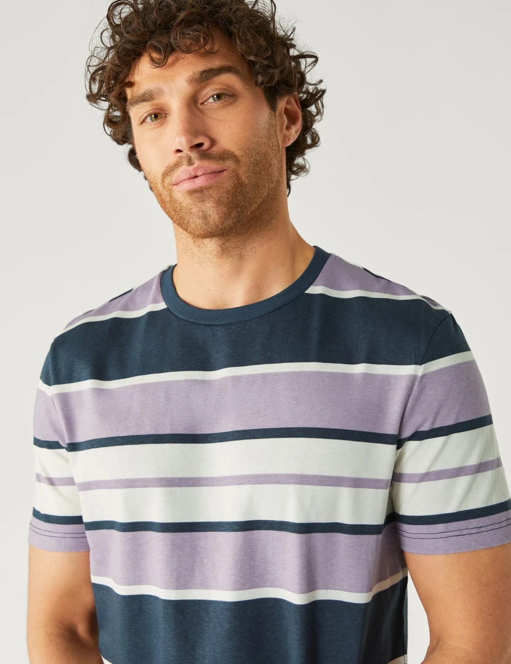 Pure Cotton Colour Block T-Shirt 1 Pure Cotton Colour Block T-Shirt