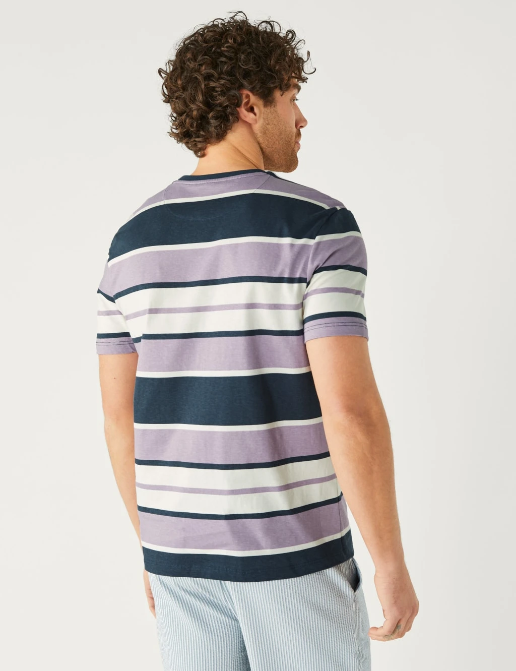 Pure Cotton Colour Block T-Shirt 4 Pure Cotton Colour Block T-Shirt - Image 4