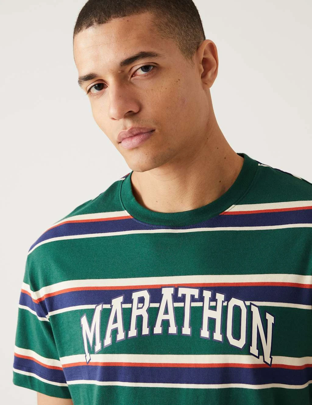 Pure Cotton Striped T-Shirt 4 Pure Cotton Striped T-Shirt - Image 4