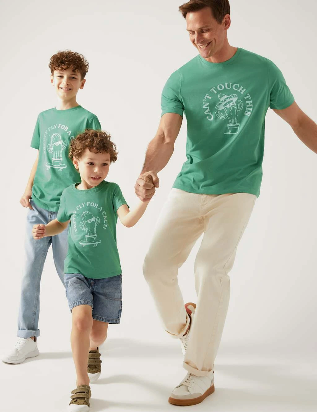 Pure Cotton Cactus Print T-Shirt 5 Pure Cotton Cactus Print T-Shirt - Image 5