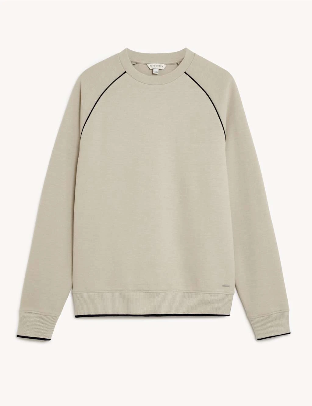 Cotton Blend Crew Neck Sweatshirt 2 Cotton Blend Crew Neck Sweatshirt - Image 2