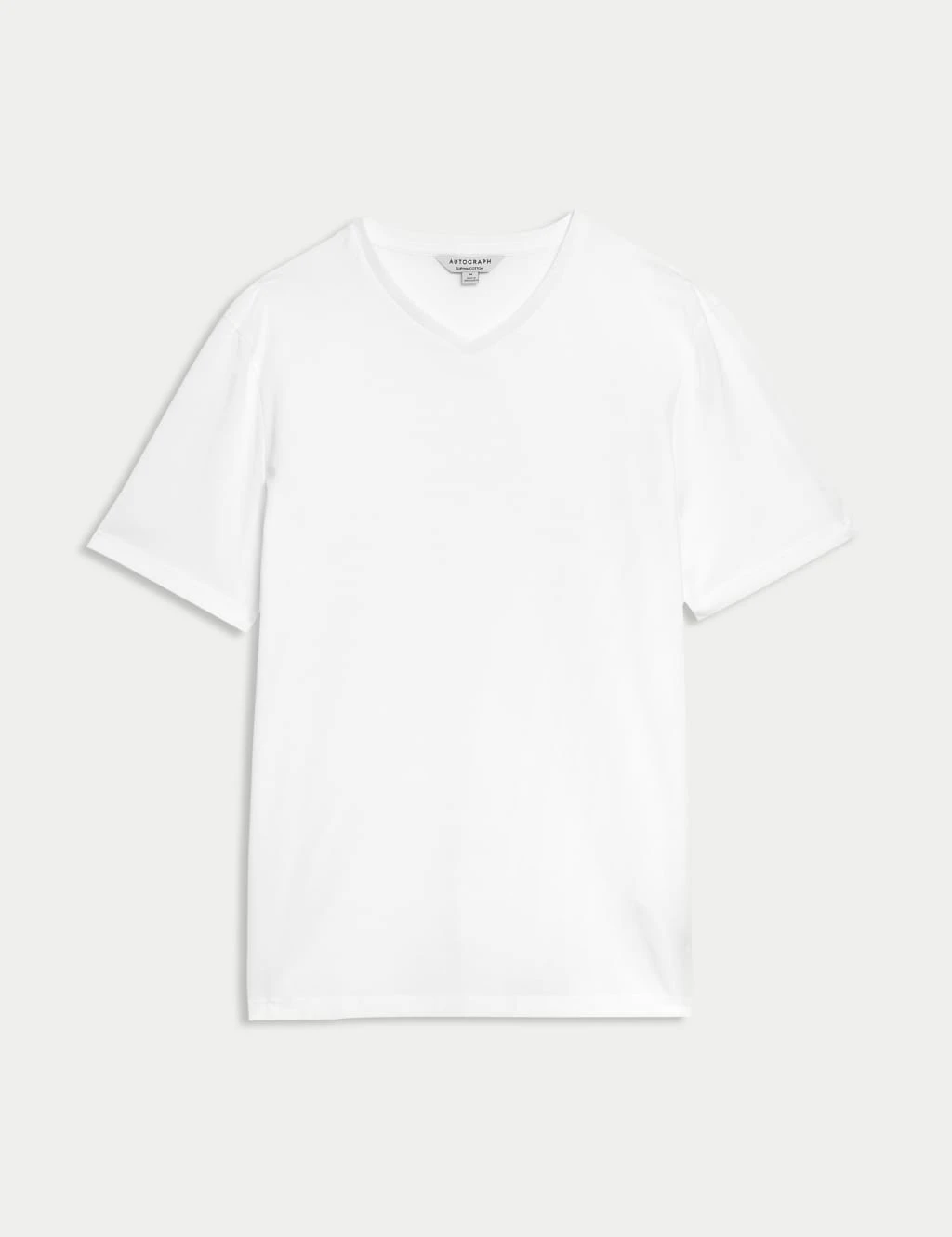 Pure Supima® Cotton V-Neck T-Shirt 2 Pure Supima® Cotton V-Neck T-Shirt - Image 2