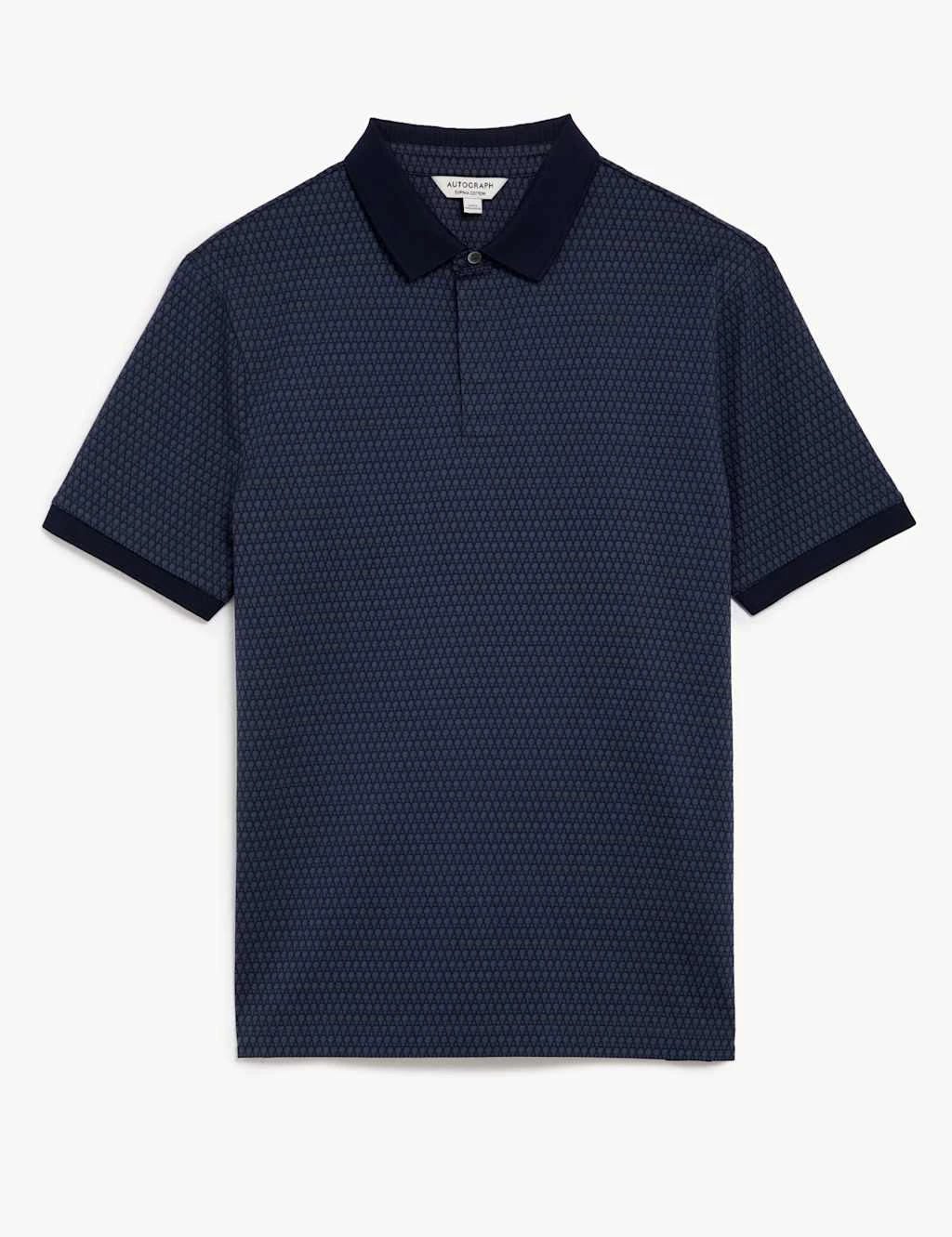 Pure Supima® Cotton Printed Polo Shirt 2 Pure Supima® Cotton Printed Polo Shirt - Image 2