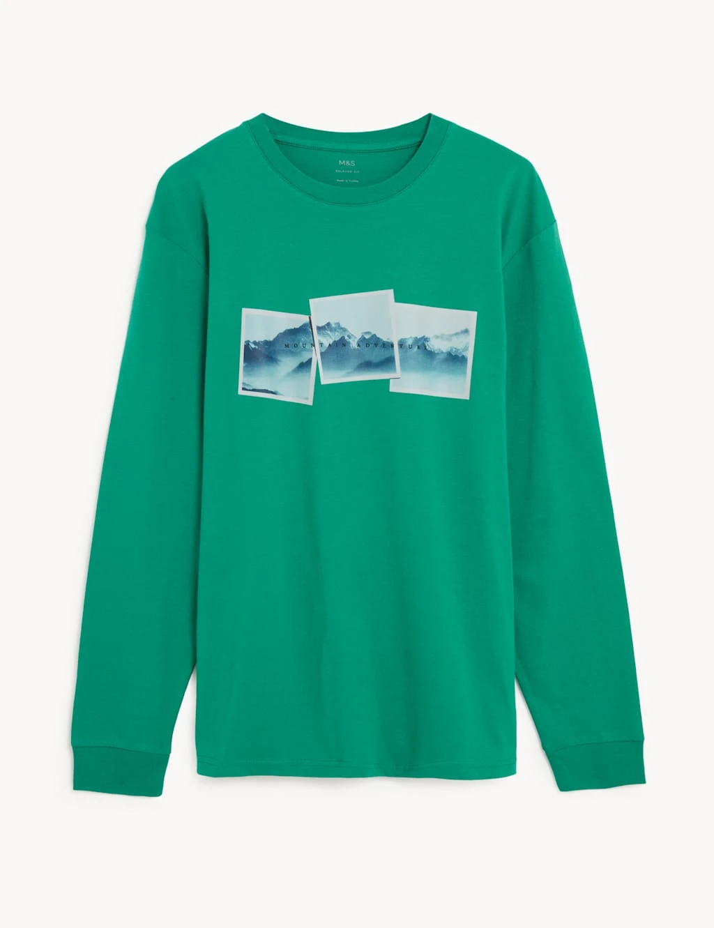 Pure Cotton Mountain Graphic T-Shirt 2 Pure Cotton Mountain Graphic T-Shirt - Image 2