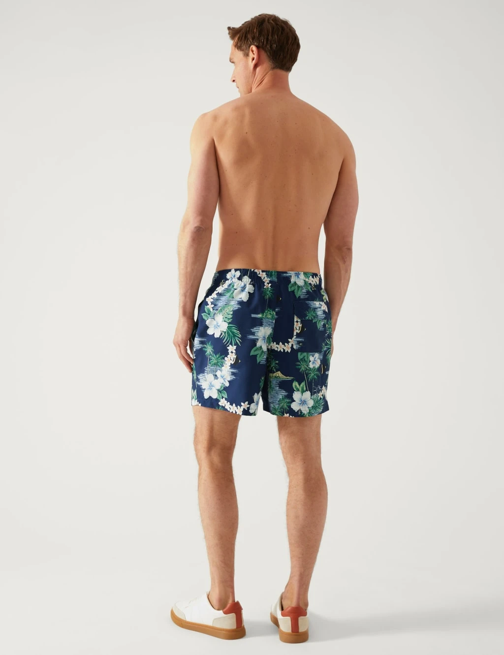 Quick Dry Hawaiian Print Swim Shorts 4 Quick Dry Hawaiian Print Swim Shorts - Image 4