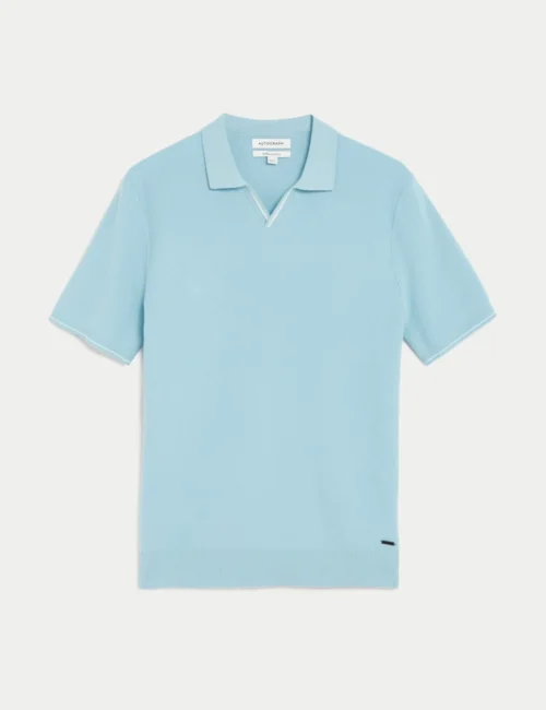 Pure Supima® Cotton Knitted Polo Shirt