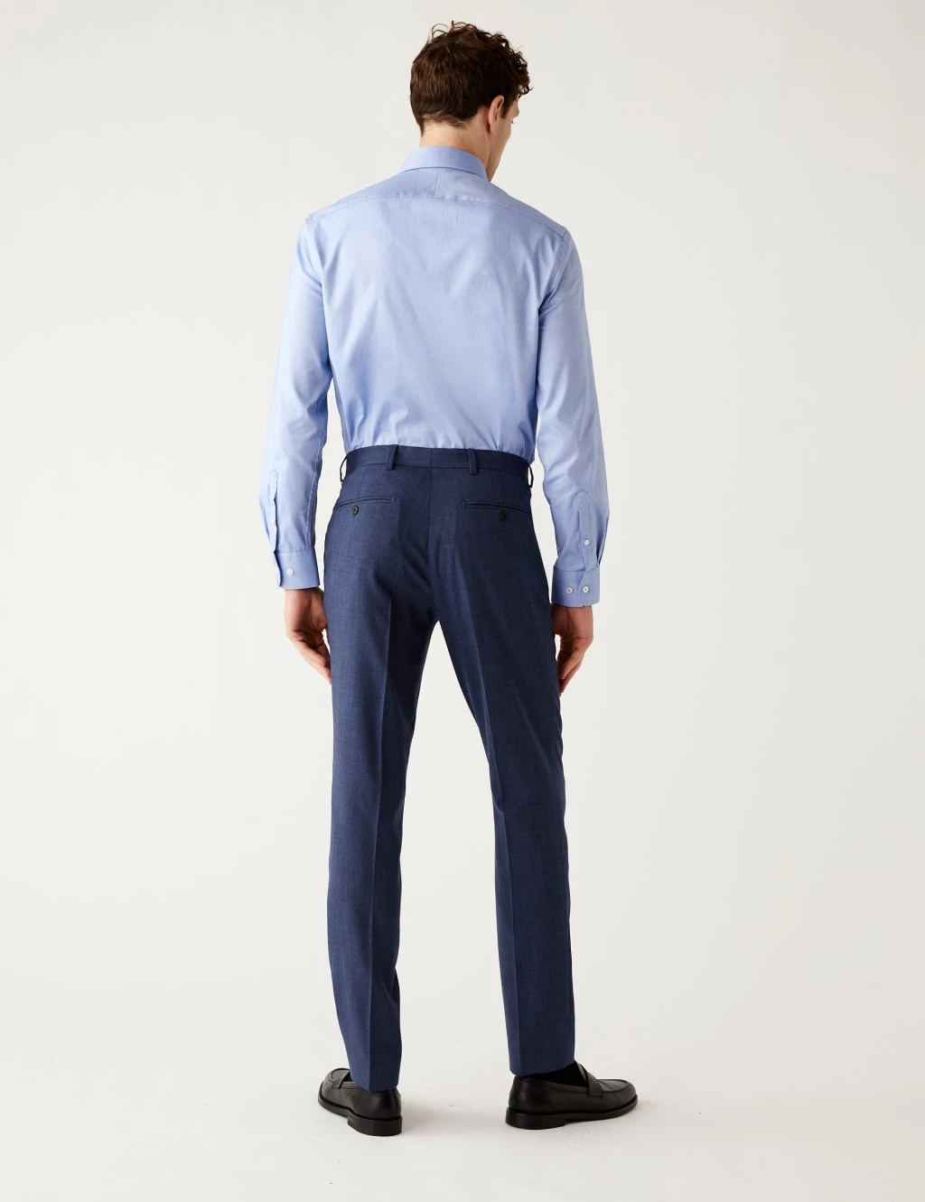 Slim Fit Wool Blend Trousers 5 Slim Fit Wool Blend Trousers - Image 5