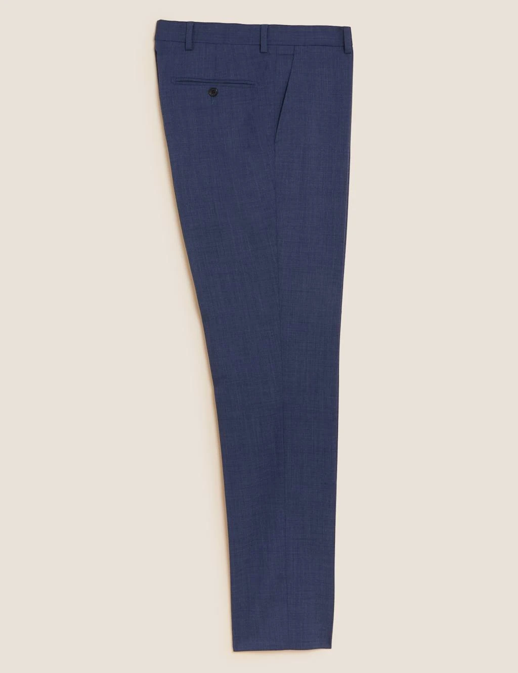 Slim Fit Wool Blend Trousers 2 Slim Fit Wool Blend Trousers - Image 2