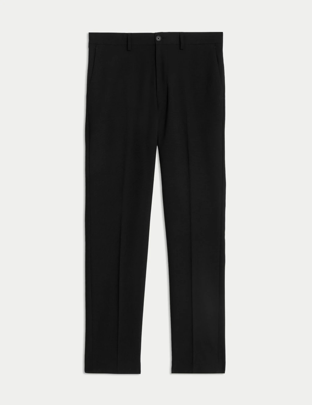 Slim Fit Flat Front Stretch Trousers 2 Slim Fit Flat Front Stretch Trousers - Image 2