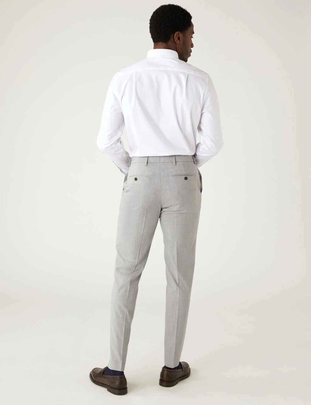 Textured Stretch Trousers 5 Textured Stretch Trousers - Image 5