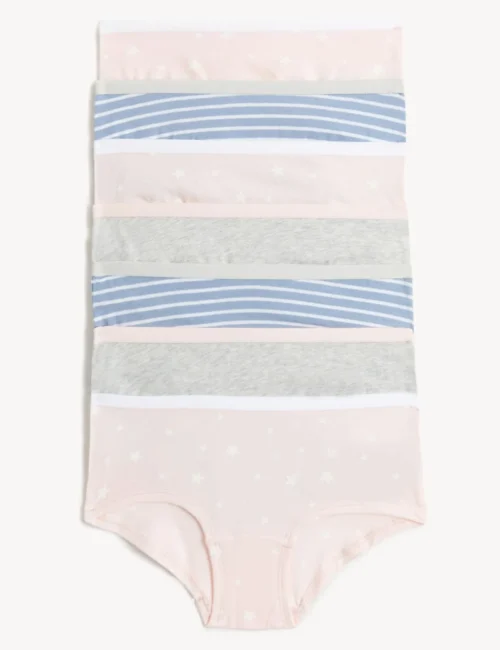 7pk Cotton Rich Stars & Stripes Shorts (5-16 Yrs)