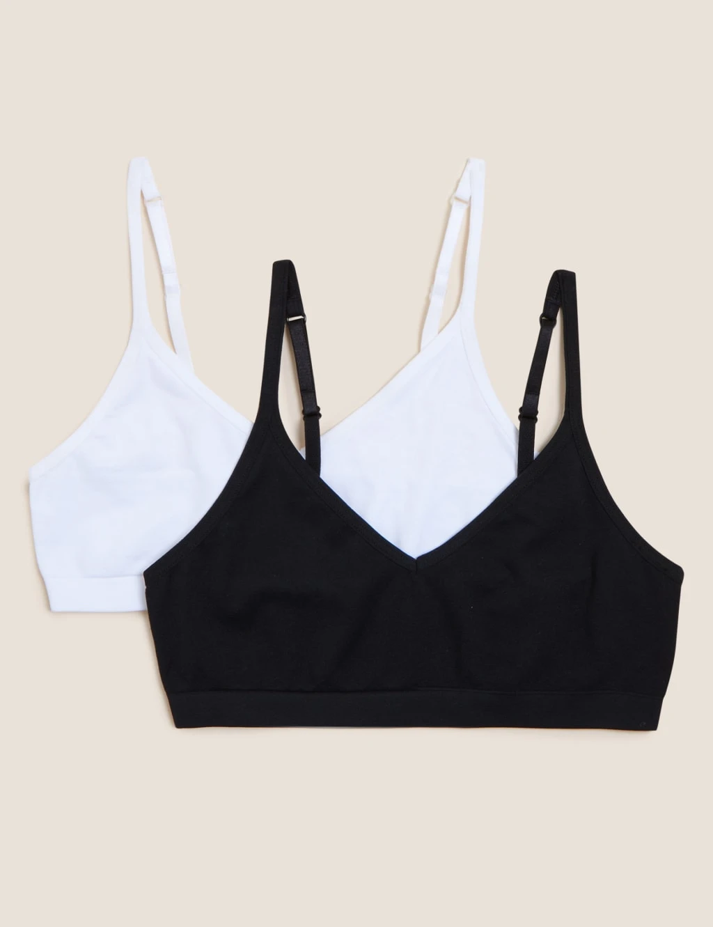 2pk Seamfree Cropped Tops (9-16 Yrs) 1 2pk Seamfree Cropped Tops (9-16 Yrs)