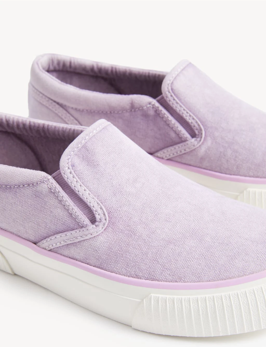 Kids' Canvas Slip-on Pumps (13 Small - 6 Large) 3 Kids' Canvas Slip-on Pumps (13 Small - 6 Large) - Image 3