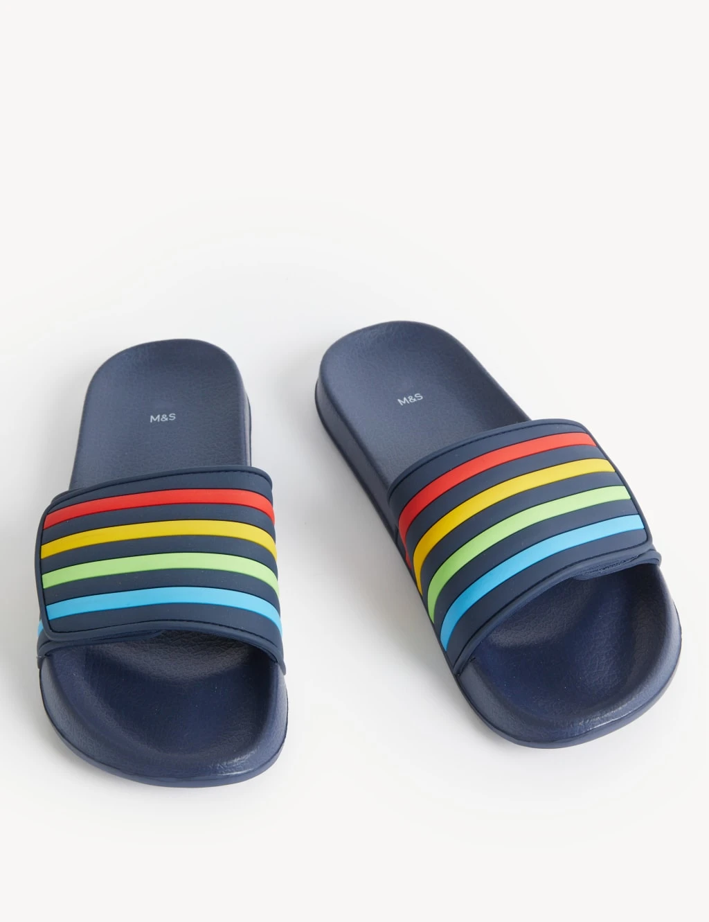 Kids' Striped Sliders (13 Small - 7 Large) 2 Kids' Striped Sliders (13 Small - 7 Large) - Image 2
