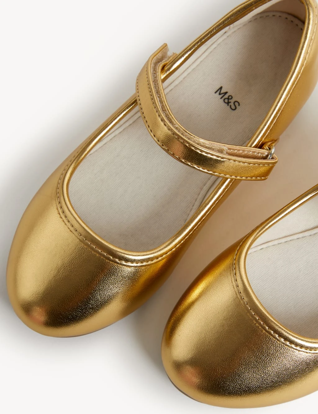 Kids' Metallic Riptape Mary Jane Shoes (4 Small - 13 Small) 3 Kids' Metallic Riptape Mary Jane Shoes (4 Small - 13 Small) - Image 3