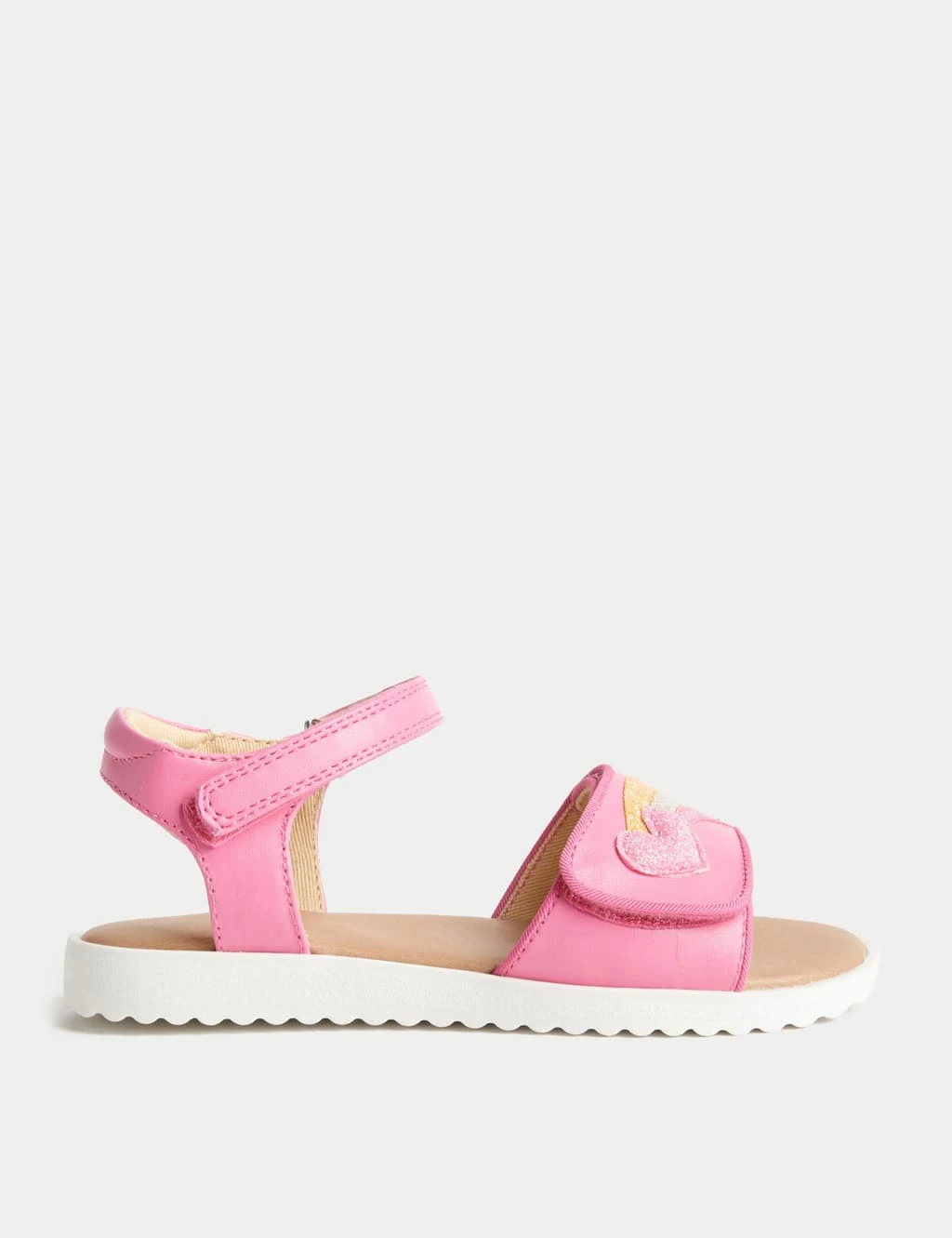 Kids' Rainbow Riptape Sandals (4 Small - 2 Large) 1 Kids' Rainbow Riptape Sandals (4 Small - 2 Large)