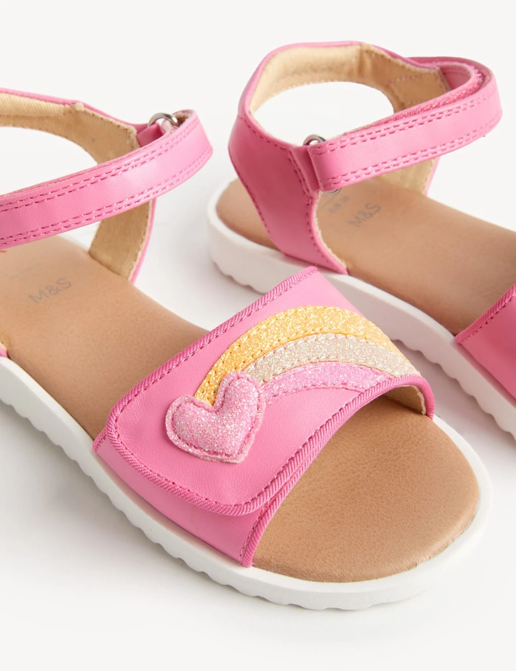 Kids' Rainbow Riptape Sandals (4 Small - 2 Large) 3 Kids' Rainbow Riptape Sandals (4 Small - 2 Large) - Image 3