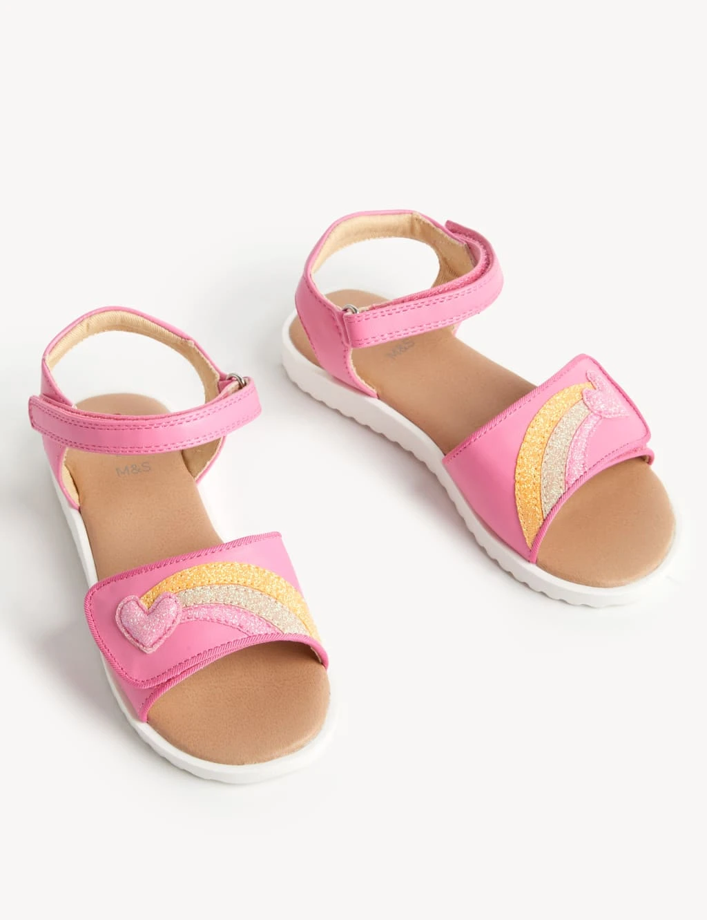 Kids' Rainbow Riptape Sandals (4 Small - 2 Large) 2 Kids' Rainbow Riptape Sandals (4 Small - 2 Large) - Image 2