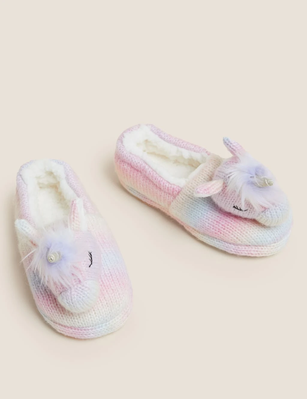 Kids' Unicorn Slippers (4 Small - 6 Large) 2 Kids' Unicorn Slippers (4 Small - 6 Large) - Image 2