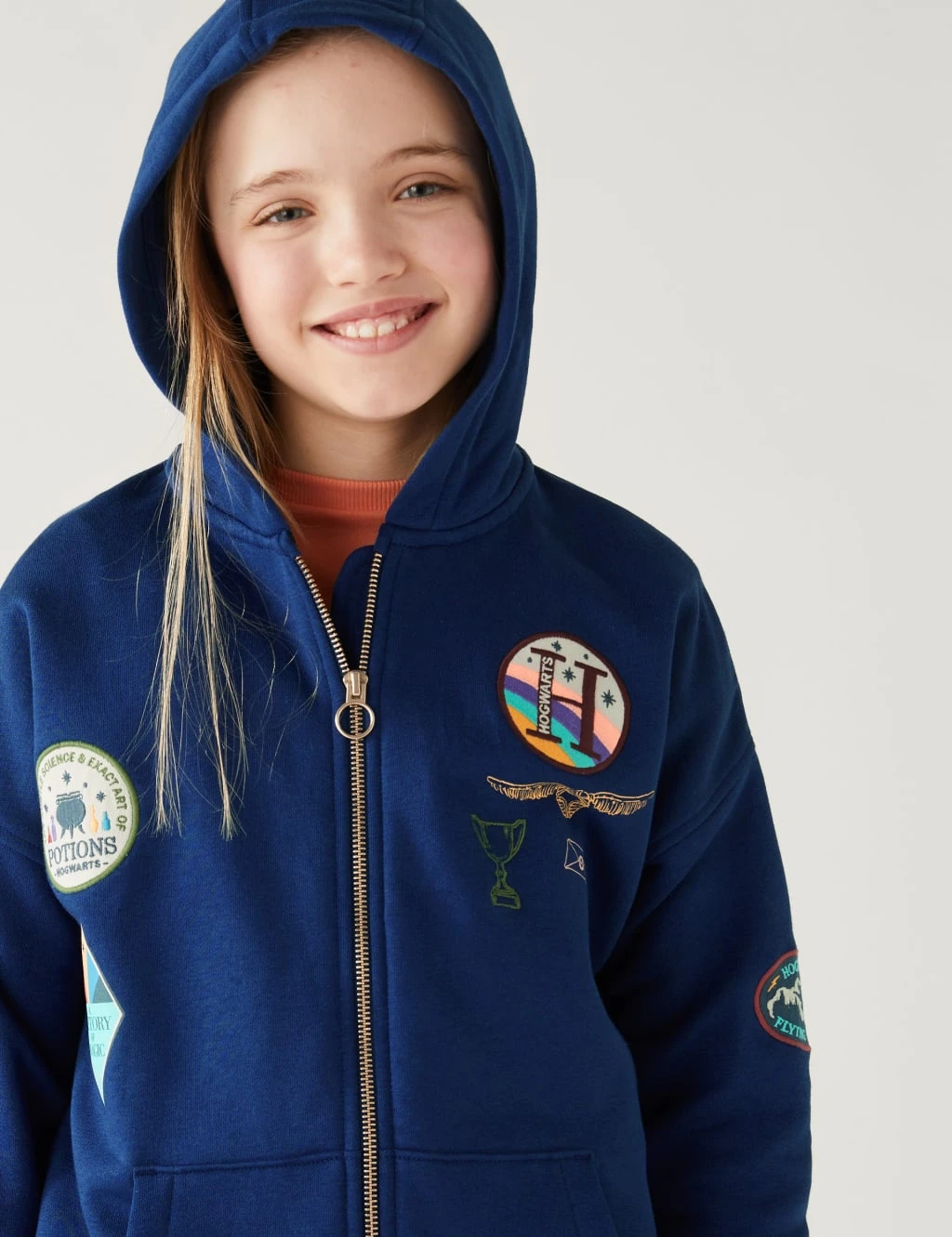 Cotton Rich Harry Potter™ Zip Hoodie (-16 Yrs) 3 Cotton Rich Harry Potter™ Zip Hoodie (-16 Yrs) - Image 3