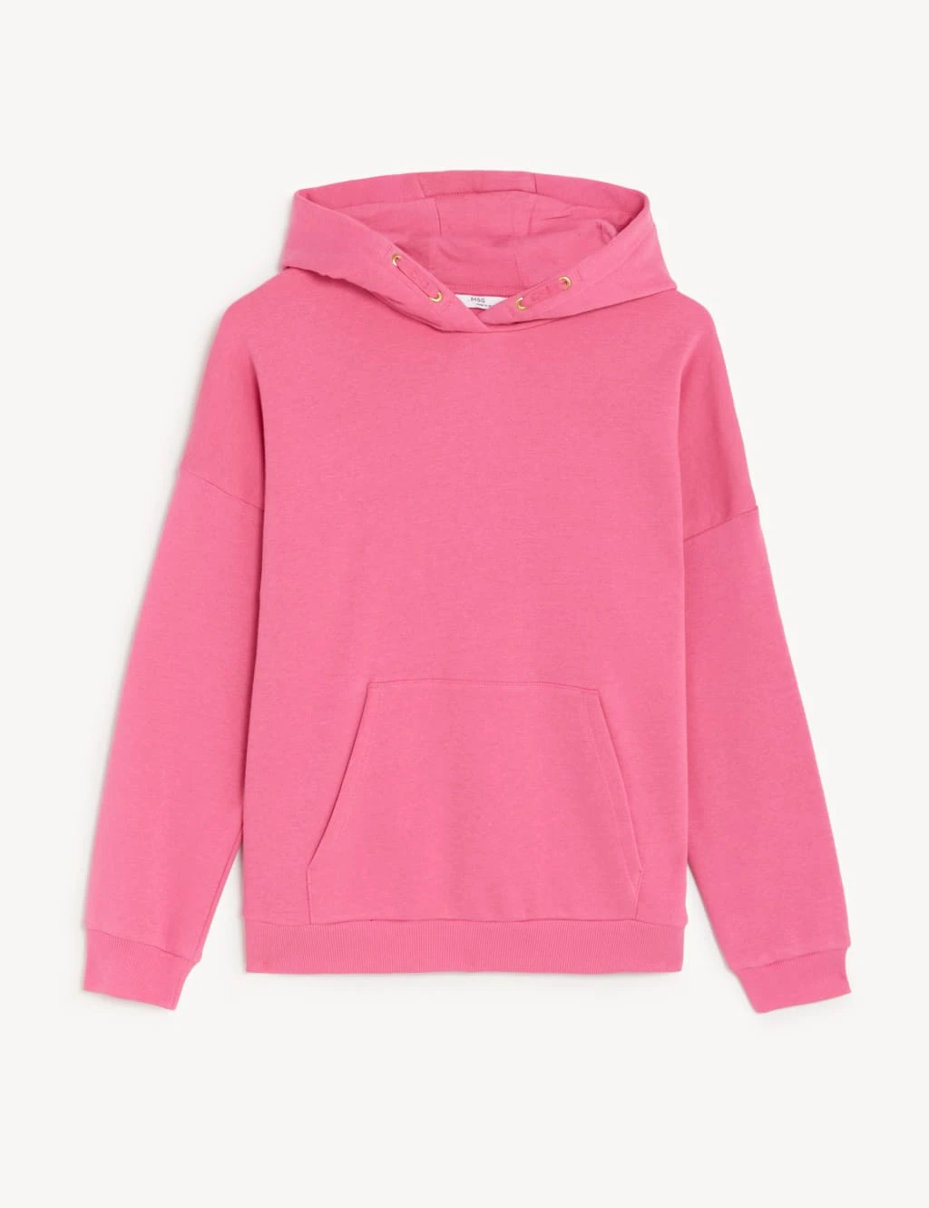 Cotton Rich Plain Hoodie (6-16 Yrs) 2 Cotton Rich Plain Hoodie (6-16 Yrs) - Image 2