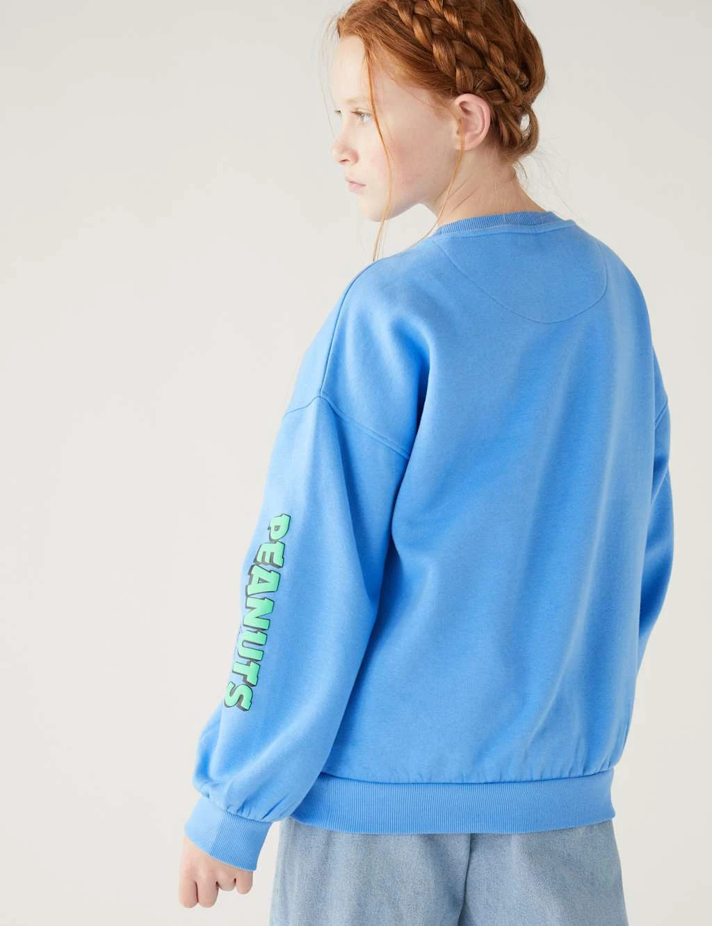 Cotton Rich Snoopy™ Sweatshirt (6-16 Yrs) 4 Cotton Rich Snoopy™ Sweatshirt (6-16 Yrs) - Image 4