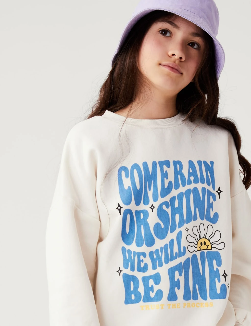Cotton Rich Slogan Sweatshirt (6-16 Yrs) 3 Cotton Rich Slogan Sweatshirt (6-16 Yrs) - Image 3
