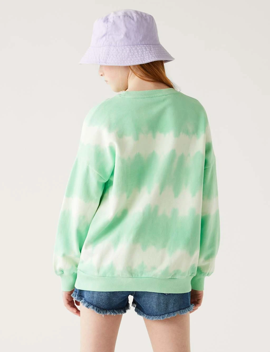 Cotton Rich Tie Dye Sweatshirt (6-16 Yrs) 4 Cotton Rich Tie Dye Sweatshirt (6-16 Yrs) - Image 4