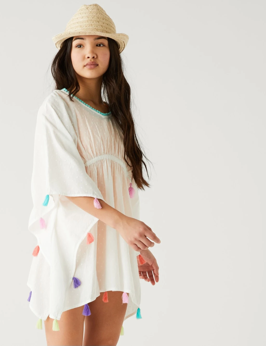 Pure Cotton Kaftan (6-16 Yrs) 3 Pure Cotton Kaftan (6-16 Yrs) - Image 3