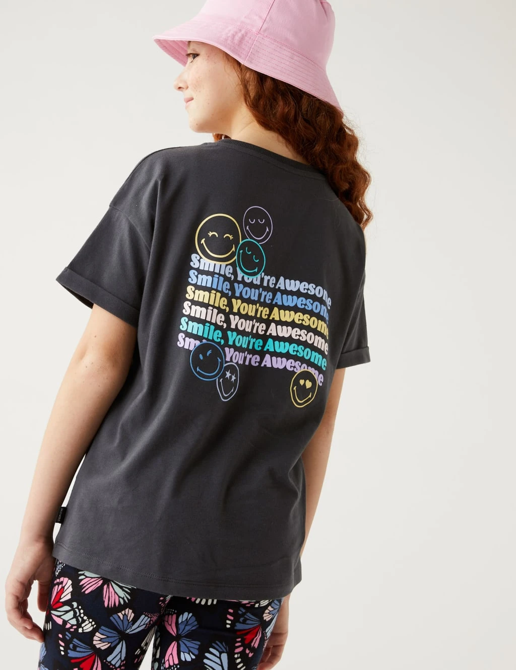 Pure Cotton SmileyWorld® Slogan T-Shirt (6-16 Yrs) 4 Pure Cotton SmileyWorld® Slogan T-Shirt (6-16 Yrs) - Image 4