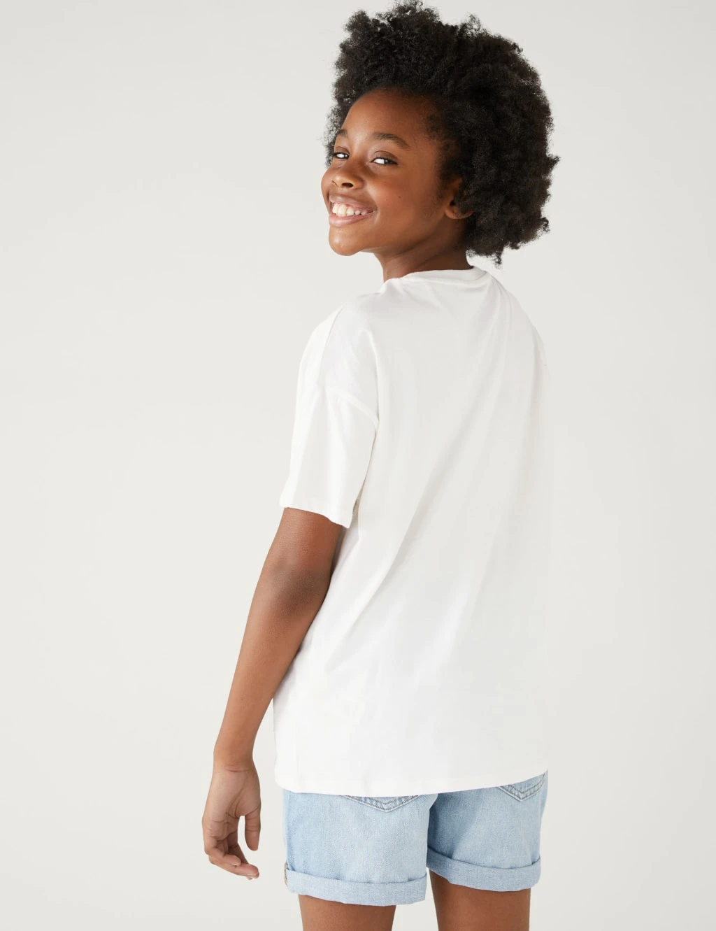 Pure Cotton Sequin Flamingo T-Shirt (6 - 16 Yrs) 4 Pure Cotton Sequin Flamingo T-Shirt (6 - 16 Yrs) - Image 4