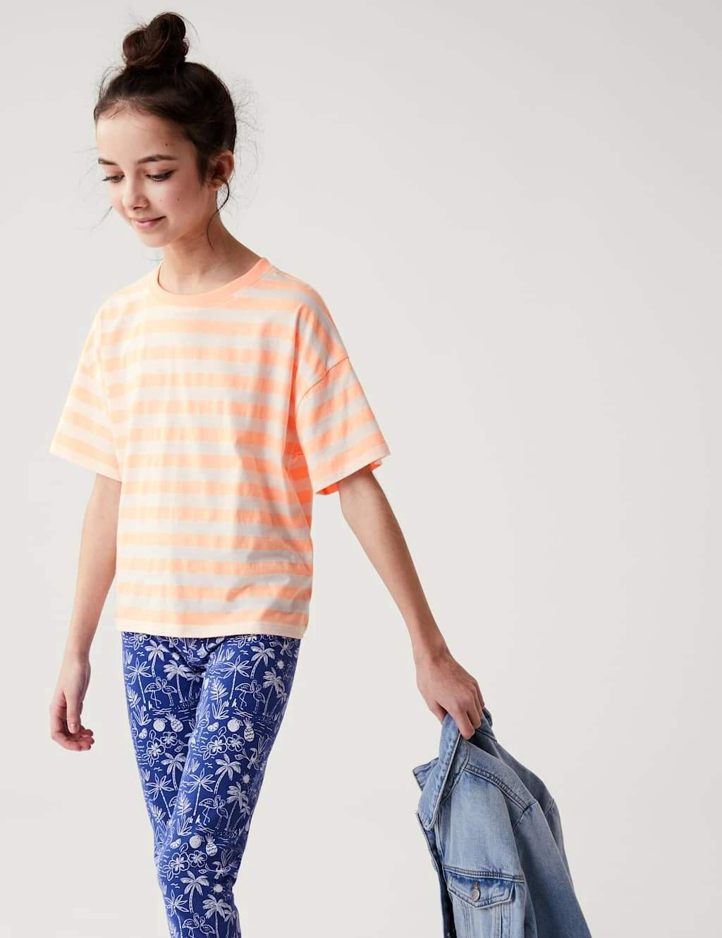 No Brand Cotton Rich Striped T-Shirt (6-16 Yrs) 3 No Brand Cotton Rich Striped T-Shirt (6-16 Yrs) - Image 3