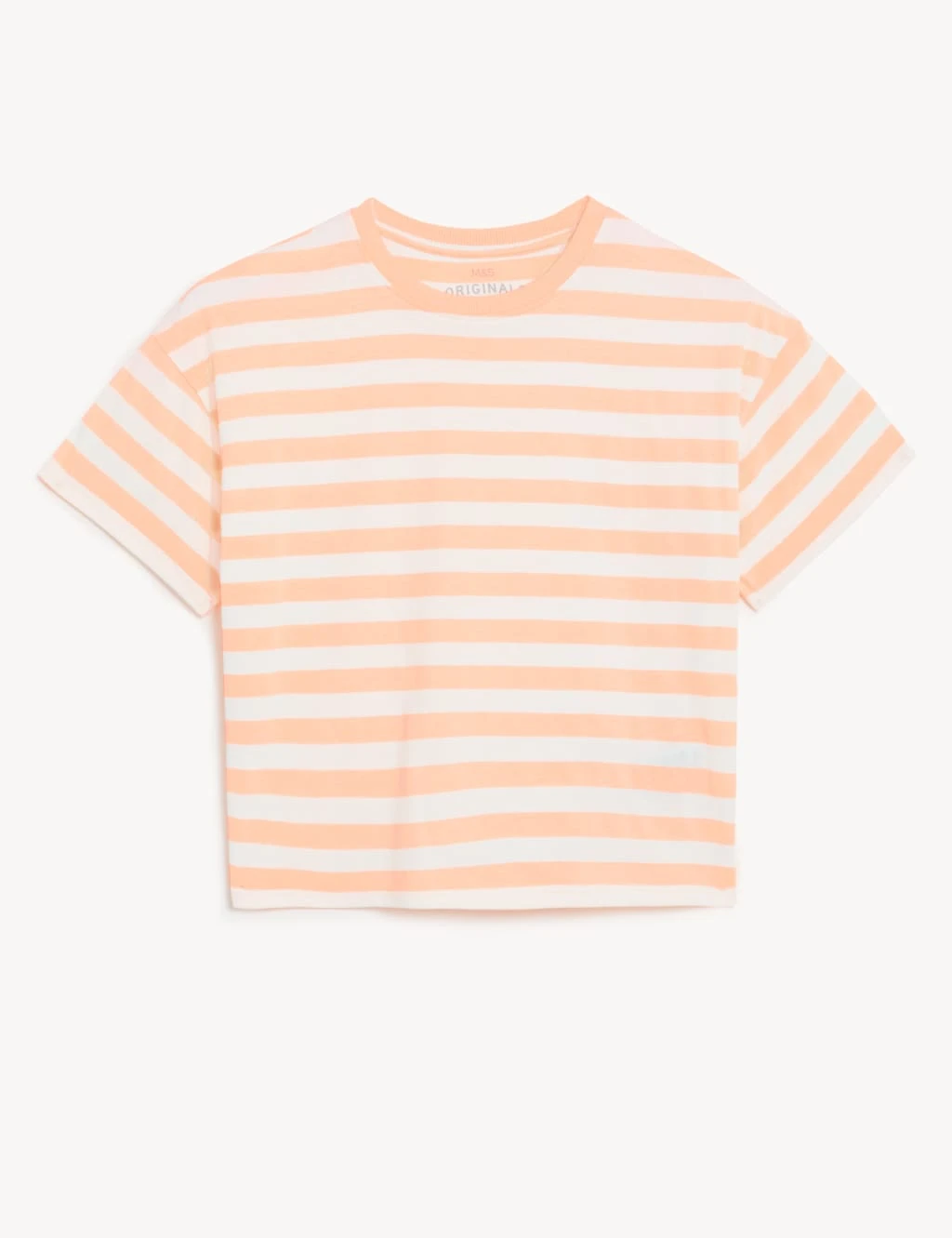 No Brand Cotton Rich Striped T-Shirt (6-16 Yrs) 2 No Brand Cotton Rich Striped T-Shirt (6-16 Yrs) - Image 2