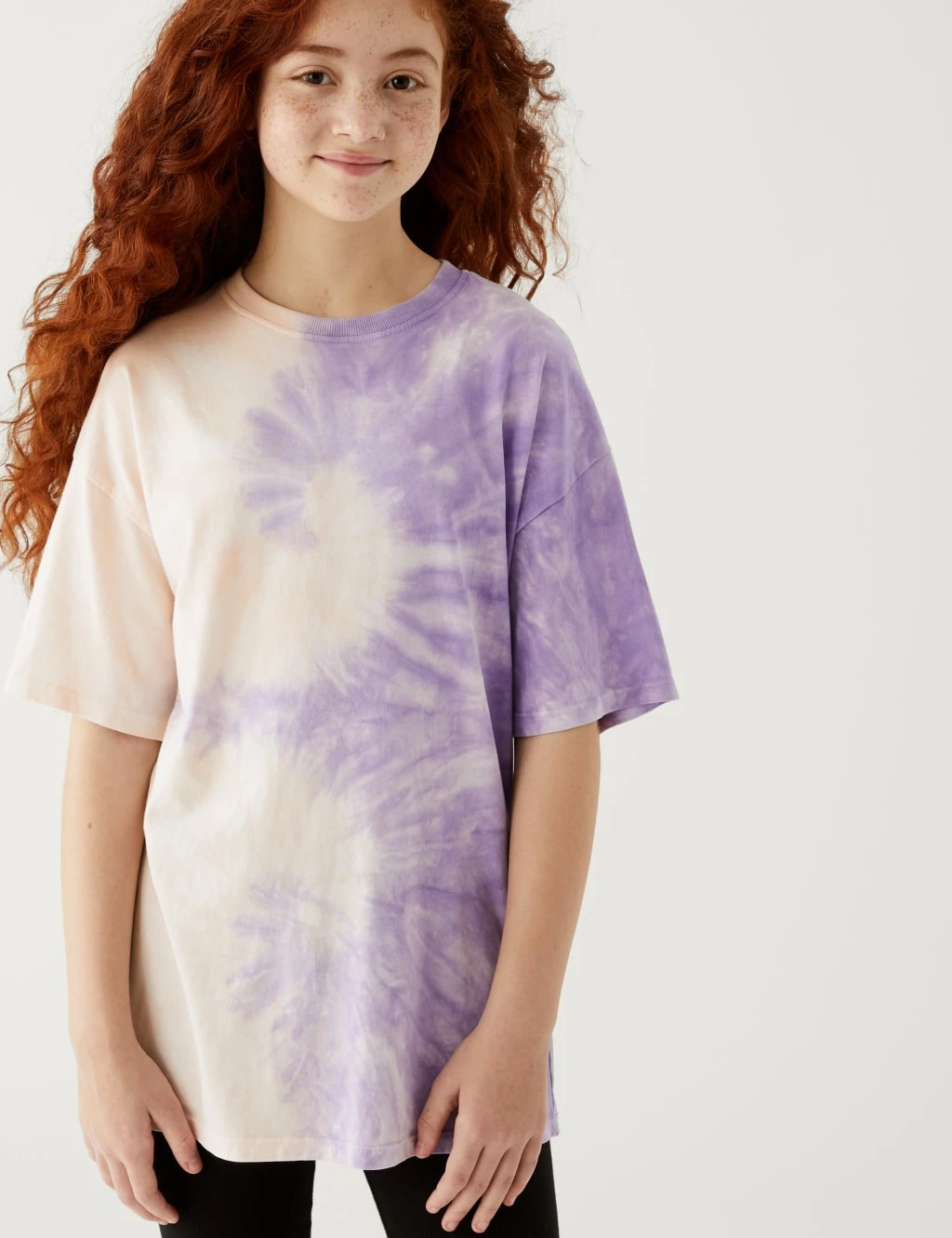 No Brand Pure Cotton Tie Dye T-Shirt (6-16 Yrs) 3 No Brand Pure Cotton Tie Dye T-Shirt (6-16 Yrs) - Image 3