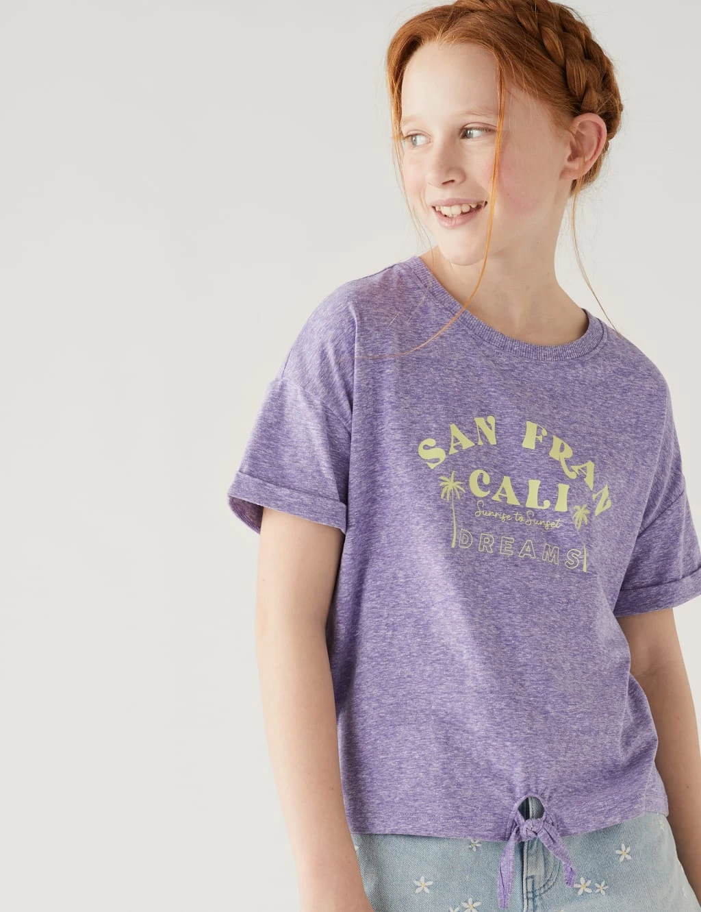 No Brand Cotton Blend California Slogan T-Shirt (6-16 Yrs) 1 No Brand Cotton Blend California Slogan T-Shirt (6-16 Yrs)