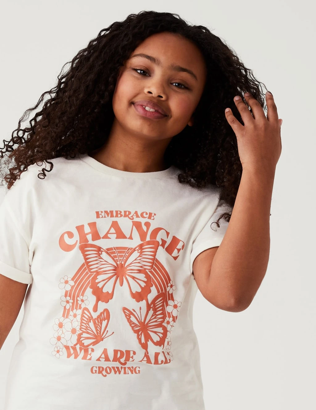 Pure Cotton Butterfly T-Shirt (6-16 Yrs) 3 Pure Cotton Butterfly T-Shirt (6-16 Yrs) - Image 3