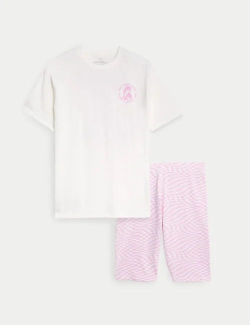 2pc Cotton Rich Dolphin Top & Bottom Outfit (6-16 Yrs)